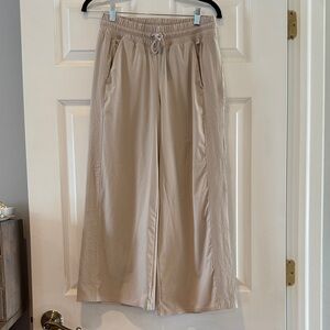 Athleta Wide Leg Pants in Beige